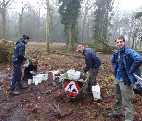 Freddy, Wim en Sam op de Hoge Veluwe