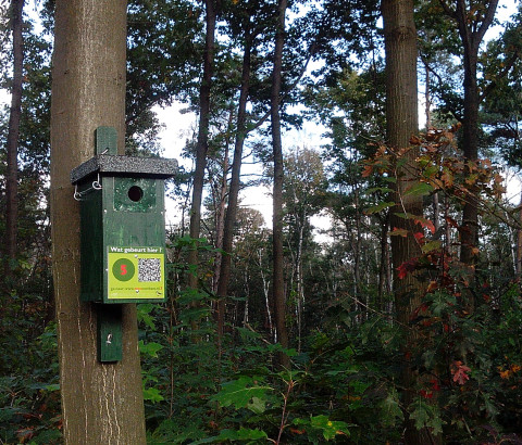 Nestkast met QR