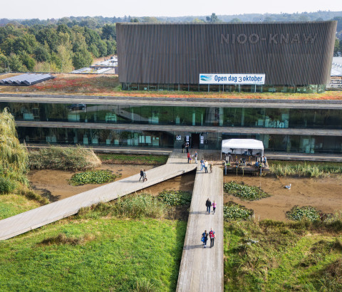 Voorkant gebouw NIOO open dag 3 oktober 2026