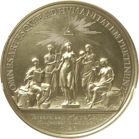 Gouden prijspenning Teylers Stichting