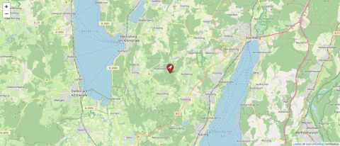 Map of Ammersee-Starnbergersee