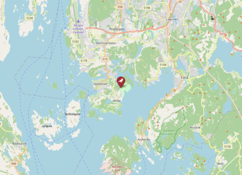 Map of Bergen's Arboretum
