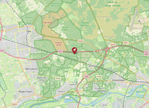 Map of Buunderkamp