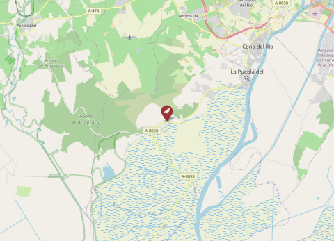 Map of Cañada de los Pájaros