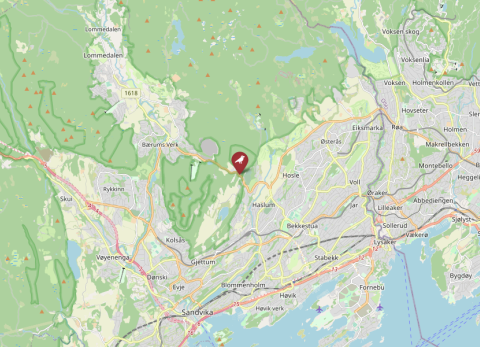 Map of Dæli
