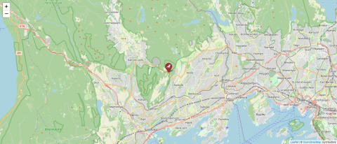 Map of Dæli