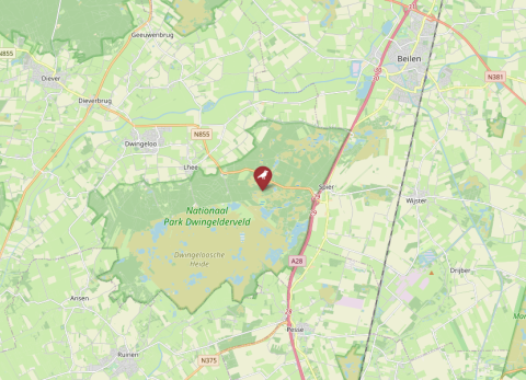 Map of Dwingeloo