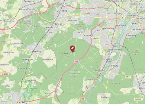 Map of Forstenrieder Park