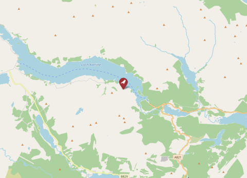 Map of Loch Katrine