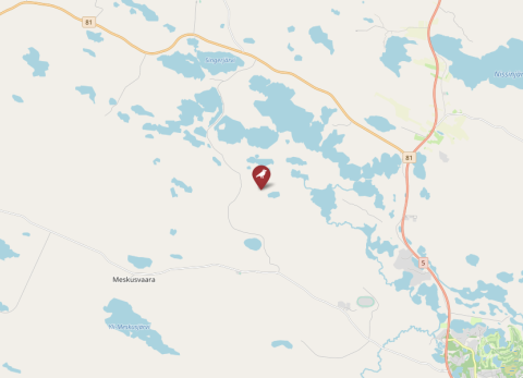 Map of Kuusamo