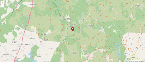 Map of La Hiruela