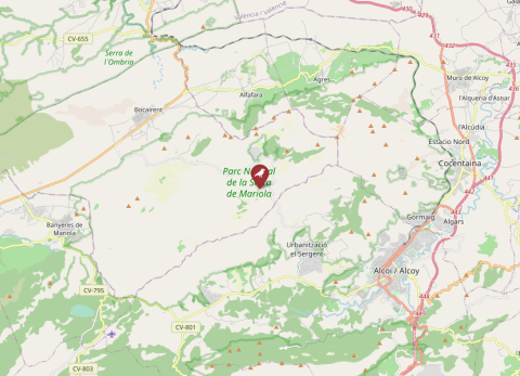 Map of Mariola