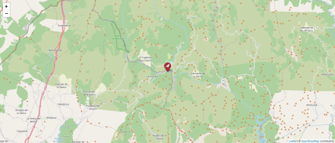 Map of Montesclaros