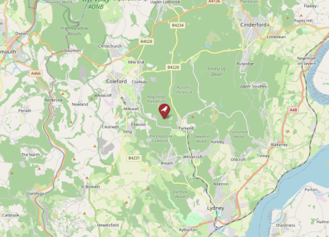 Map of Forest of Dean