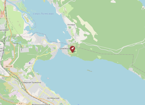 Map of Petrozavodsk