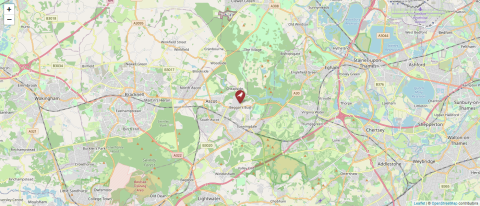 Map of Silwood Park