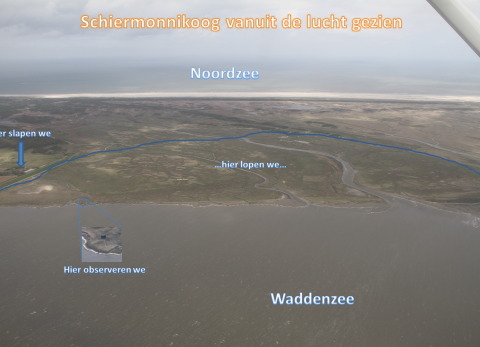Schiermonnikoog vanuit de lucht
