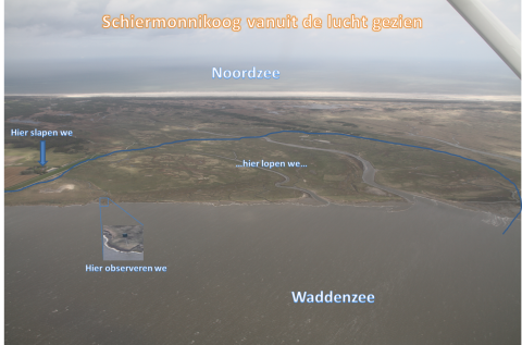 Schiermonnikoog vanuit de lucht