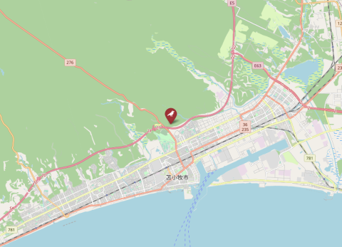 Map of Tomakomai