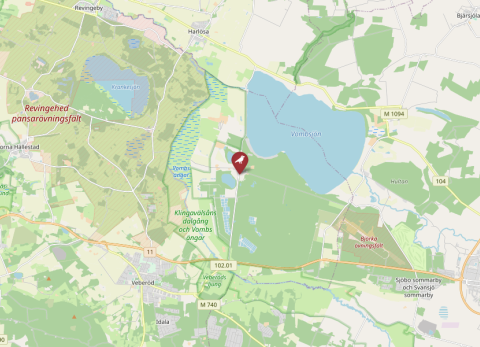 Map of Vomb Fure