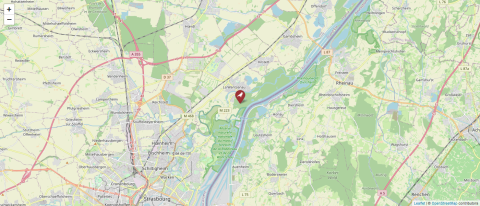 Map of Wantzenau