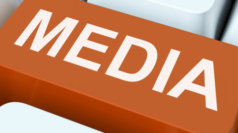 Button met de tekst Media