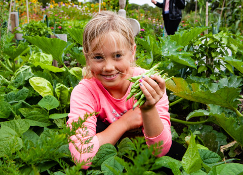 KInderen beginnen samen een moestuin in Onder het Maaiveld Junior