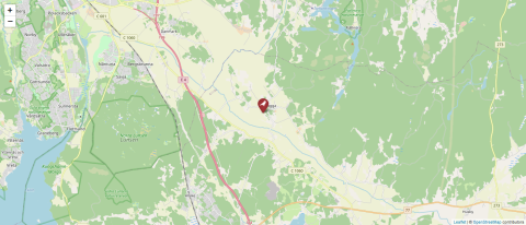 Map of Uppsala, Sweden (OpenStreetMap)