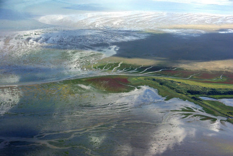 Luchtfoto van Vlieland