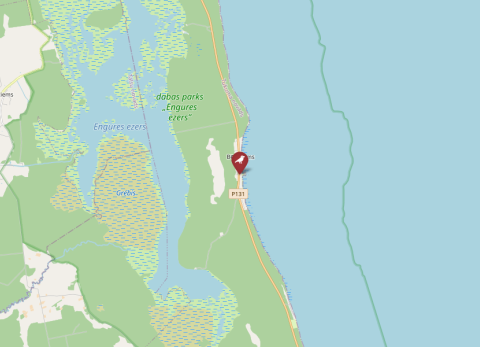 Map of Berzciems, Latvia (OpenStreetMap)