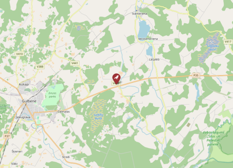 Map of Zeltaleja, Latvia (OpenStreetMap)