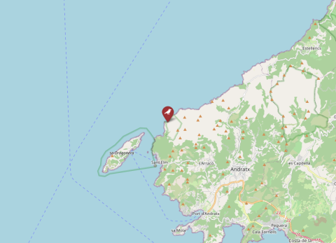 Map of Sa Cella, Spain (OpenStreetMap)