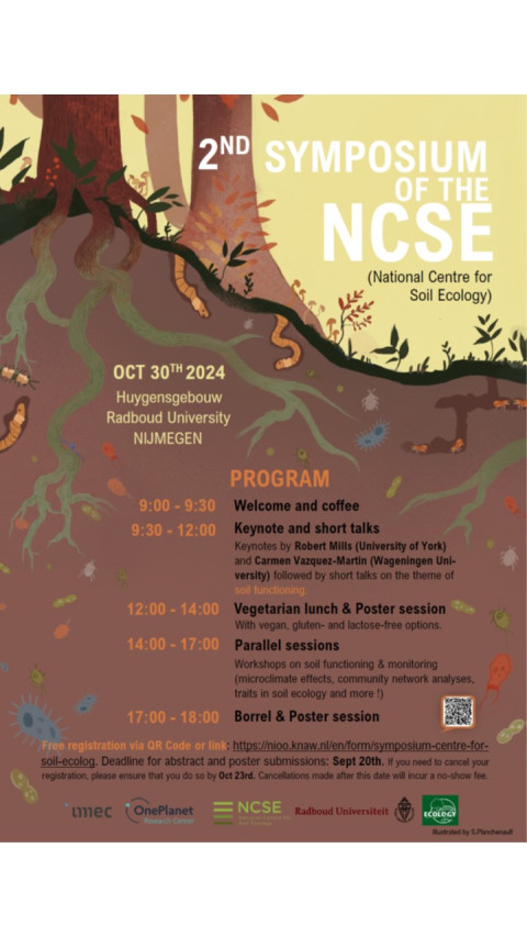Poster for the 2nd symposium of the National Centre for Soil Ecology
