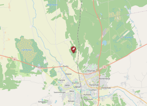 Map of Kauhava, Finland