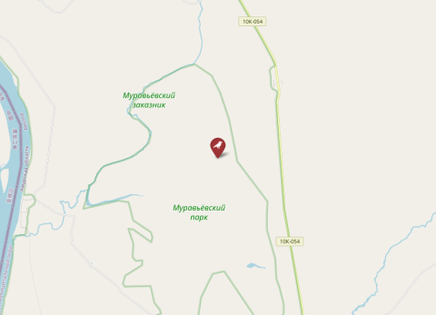 Map of Muraviovka Park, Russia