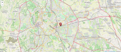 Map of Rome, Italy