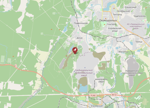 Map of Revda Northwest-2, Russi