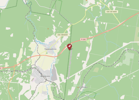 Map of Revda West-20, Russia