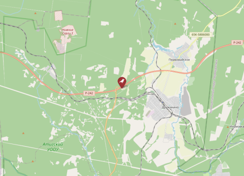 Map of Revda West-27, Russia