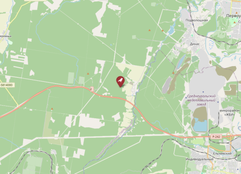 Map of Revda West-5.5, Russia