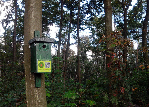 Nestkast met QR