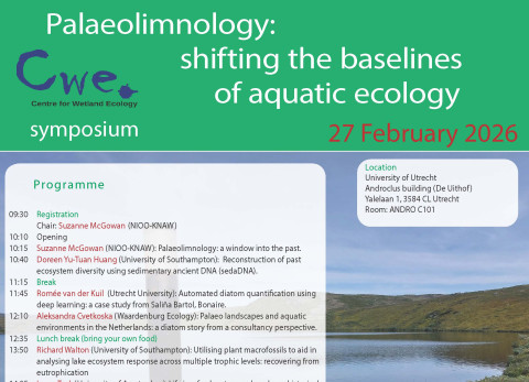 Conference poster Palaeolimnology: shifting the baselines of aquatic ecology
