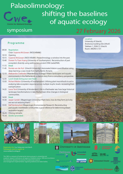Conference poster Palaeolimnology: shifting the baselines of aquatic ecology