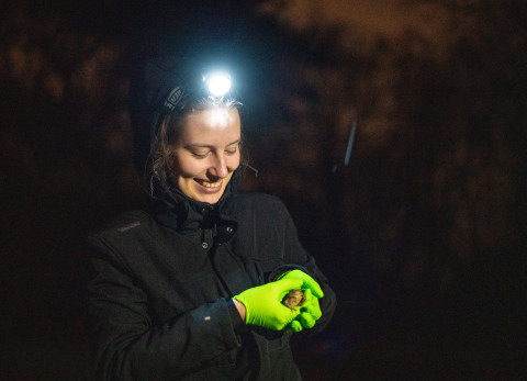 Maaike van der Zanden met pad