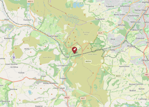 Map of Longshaw Estate, United Kingdom
