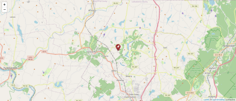Map of Northeast Pennsylvania, United States