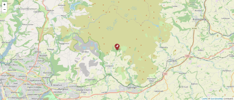 Map of Dendles Wood, United Kingdom