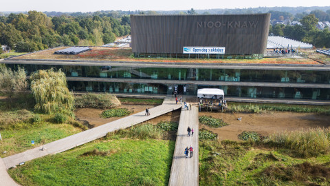 Voorkant gebouw NIOO open dag 3 oktober 2026