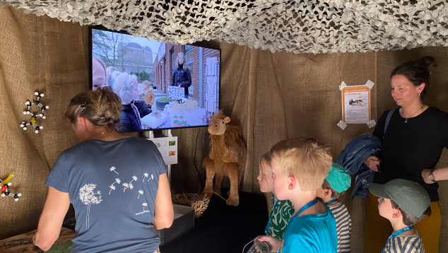 Mierenchallenge geurentest in Bodemdierendoolhof