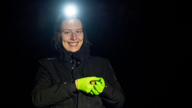 Maaike van der Zanden met pad
